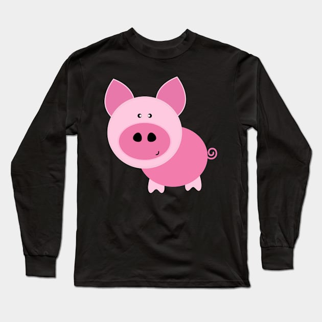 Piggy Long Sleeve T-Shirt by Winterplay